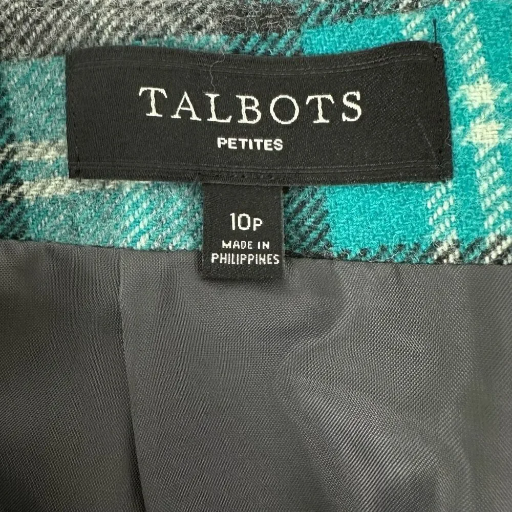 Talbots Wool Blend A-Line Skirt size 10P